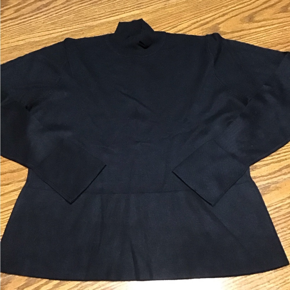 Size large George Black Women's Turtleneck Sweater